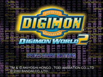 Digimon World 2 (US) screen shot title
